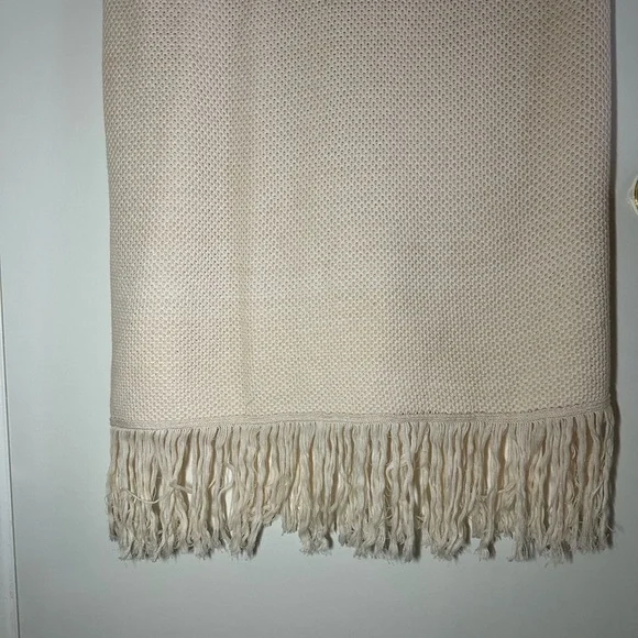 NWT Future Collective Sleeveless Knit Fringed Hem Dress Beige Women’s Size XXL - Picture 5 of 10